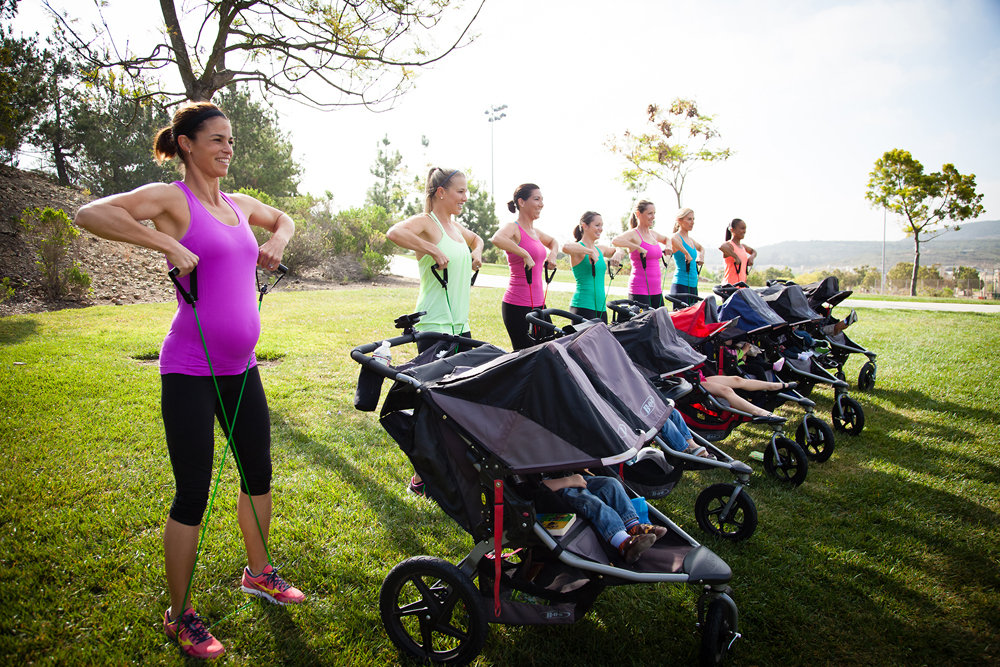 Stroller aerobics